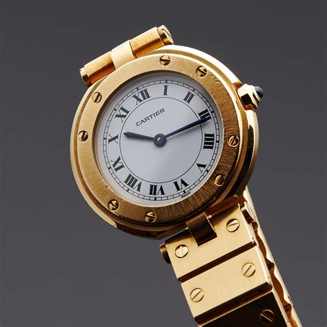 cartier round santos|cartier santos quartz price.